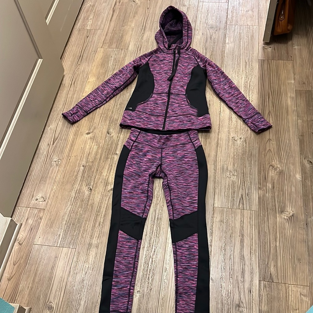 Purple jogger set